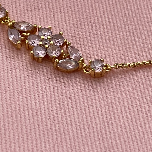 🆕 KATE SPADE | Pink Gardenia flower slider bracelet - Picture 10 of 13